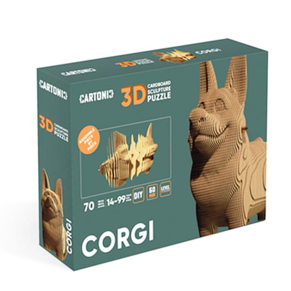 Картонный конструктор Cartonic 3D Puzzle "Corgi"
