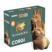 Картонный конструктор Cartonic 3D Puzzle "Corgi"
