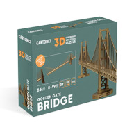 Картонный конструктор Cartonic 3D Puzzle "Golden Gate Bridge"