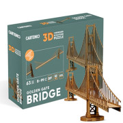 Картонный конструктор Cartonic 3D Puzzle "Golden Gate Bridge"
