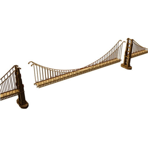 Картонный конструктор Cartonic 3D Puzzle "Golden Gate Bridge"