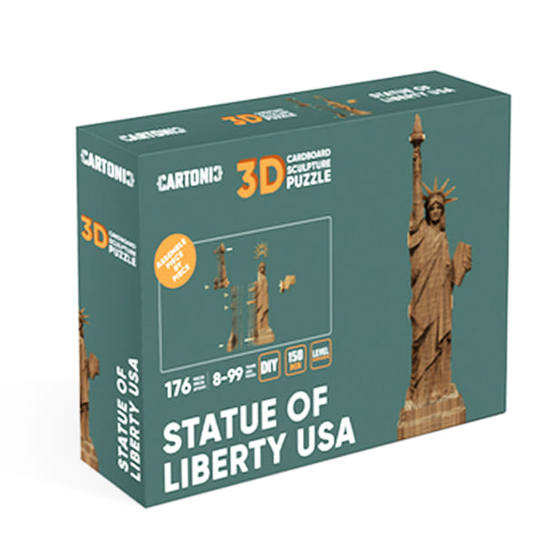 Картонний конструктор Cartonic 3D Puzzle "Statue of Liberty USA"