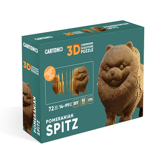 Картонний конструктор Cartonic 3D Puzzle "Pomeranian spitz"