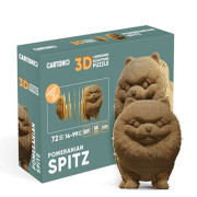 Картонний конструктор Cartonic 3D Puzzle "Pomeranian spitz"