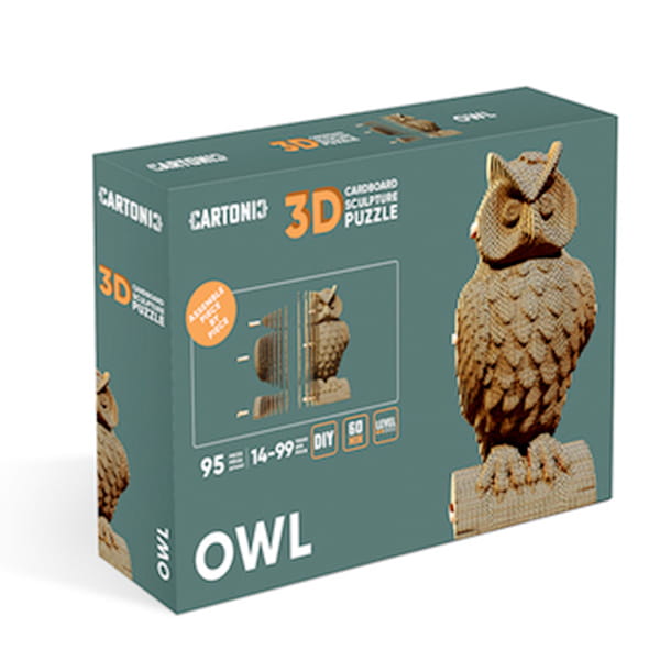 Картонний конструктор Cartonic 3D Puzzle "Owl" new
