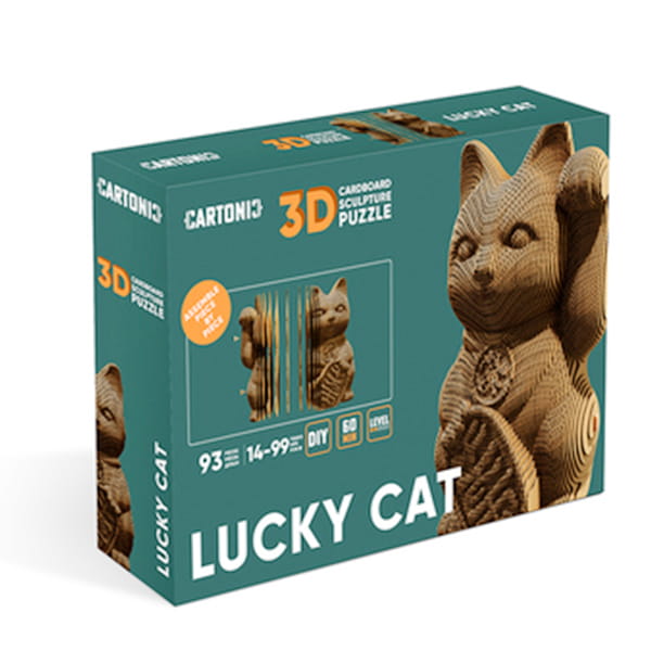 Картонний конструктор Cartonic 3D Puzzle "Lucky cat"