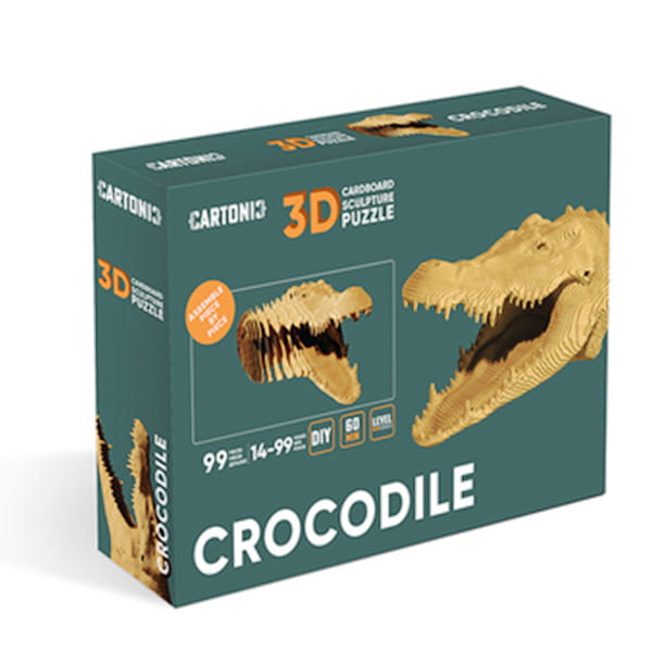 Картонный конструктор Cartonic 3D Puzzle "Crocodile"