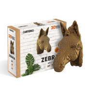 Картонний настінний конструктор Cartonic 3D Puzzle "Zebra"