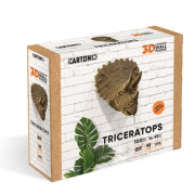 Картонний настінний конструктор Cartonic 3D Puzzle "Triceratops"