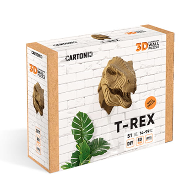 Картонний настінний конструктор Cartonic 3D Puzzle "T-Rex"
