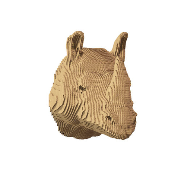 Картонний настінний конструктор Cartonic 3D Puzzle "Rhino"