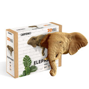 Картонний настінний конструктор Cartonic 3D Puzzle "Elephant"