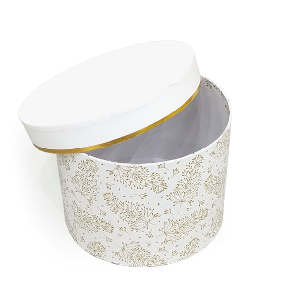 Подарункова картонна коробка з золотим візерунком №2