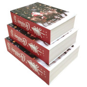 Коробка подар. прямокутна Merry Christmas 26см * 19.2см * 7cм